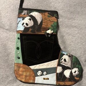 Panda Christmas Stocking